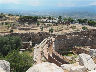 In der Akropolis von Mykene
