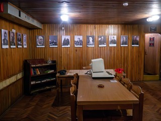 Einsatzzentrale im Bunker
