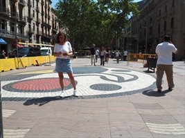 Sehr lange Straße, diese La Rambla